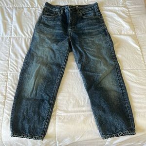 Levi’s made & crafted barrel crop size 29